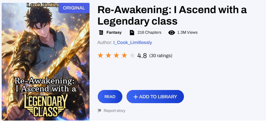 Read Re-Awakening: I Ascend with a Legendary class